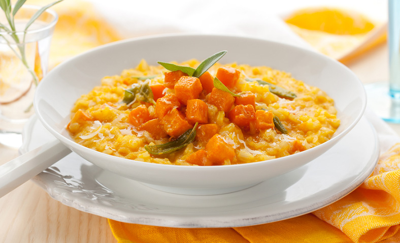 Butternut squash risotto