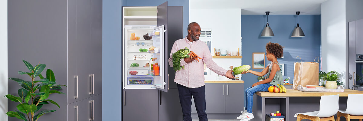 Fridge Freezer next to oven