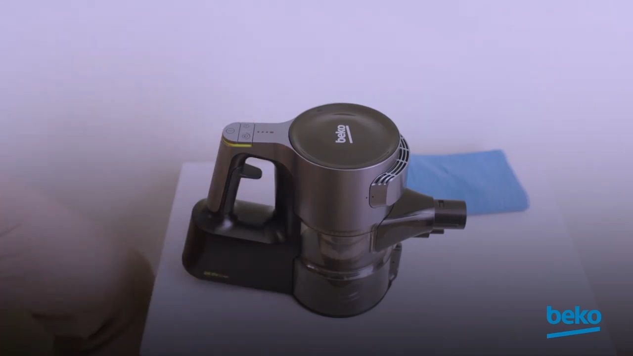 How to clean the handheld unit of your Beko PowerClean™ cordless vacuum cleaner