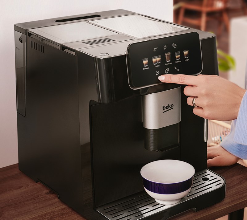 CaffeExperto Bean To Cup Coffee Machine Steam Wand CEG7302 Beko UK