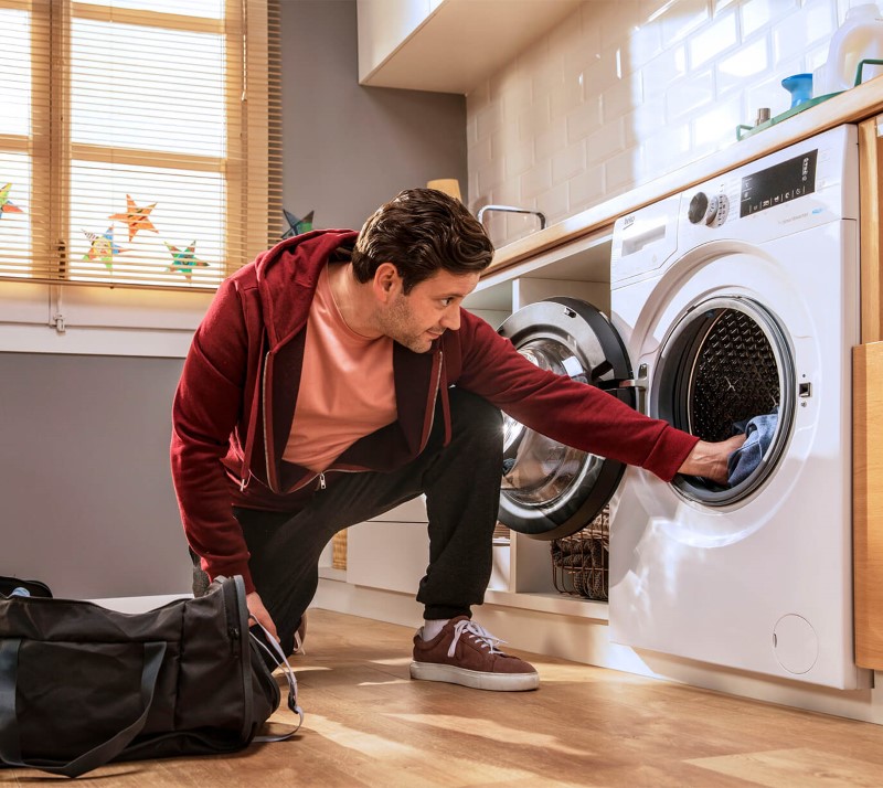 Integrated Washer Dryer 8kg 5kg Capacity WDIY854310 Beko UK