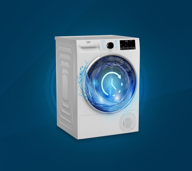 Freestanding Washer Dryer 8kg 5kg Capacity B5D58544U Beko UK