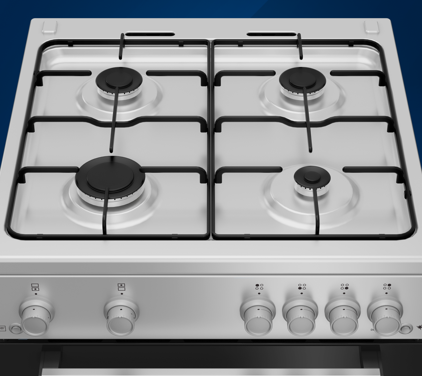 60cm Twin Cavity Gas Cooker FTG6232TC | Beko Ireland