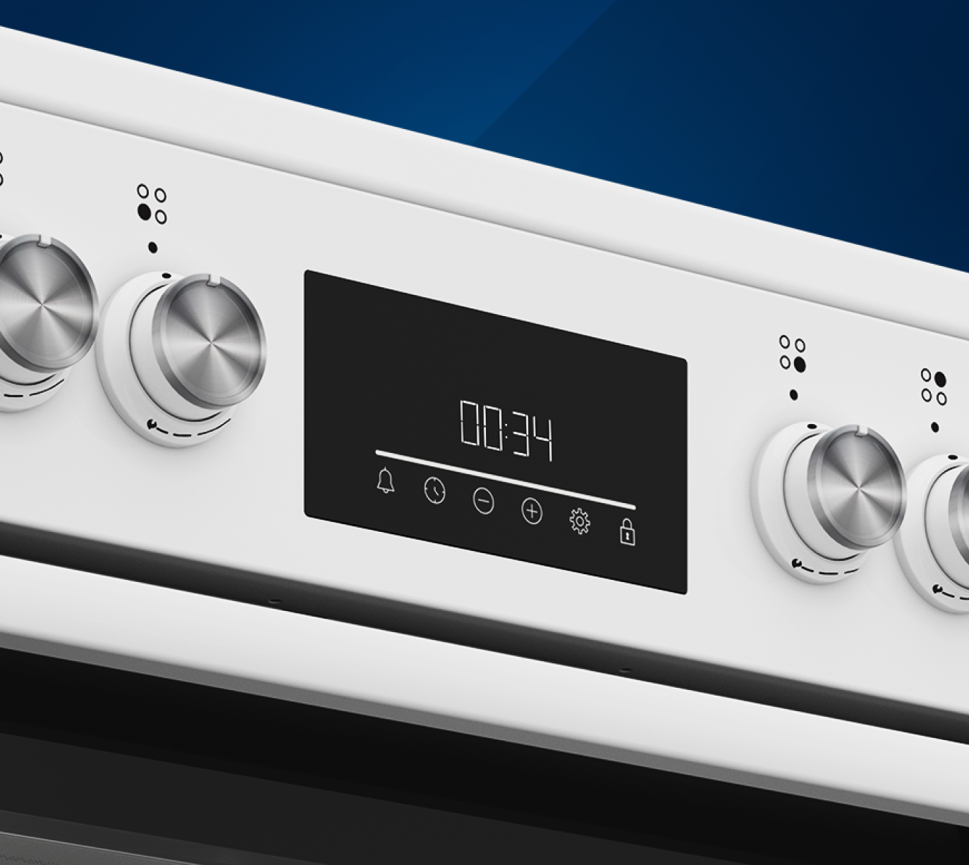Touch Control White LED Display