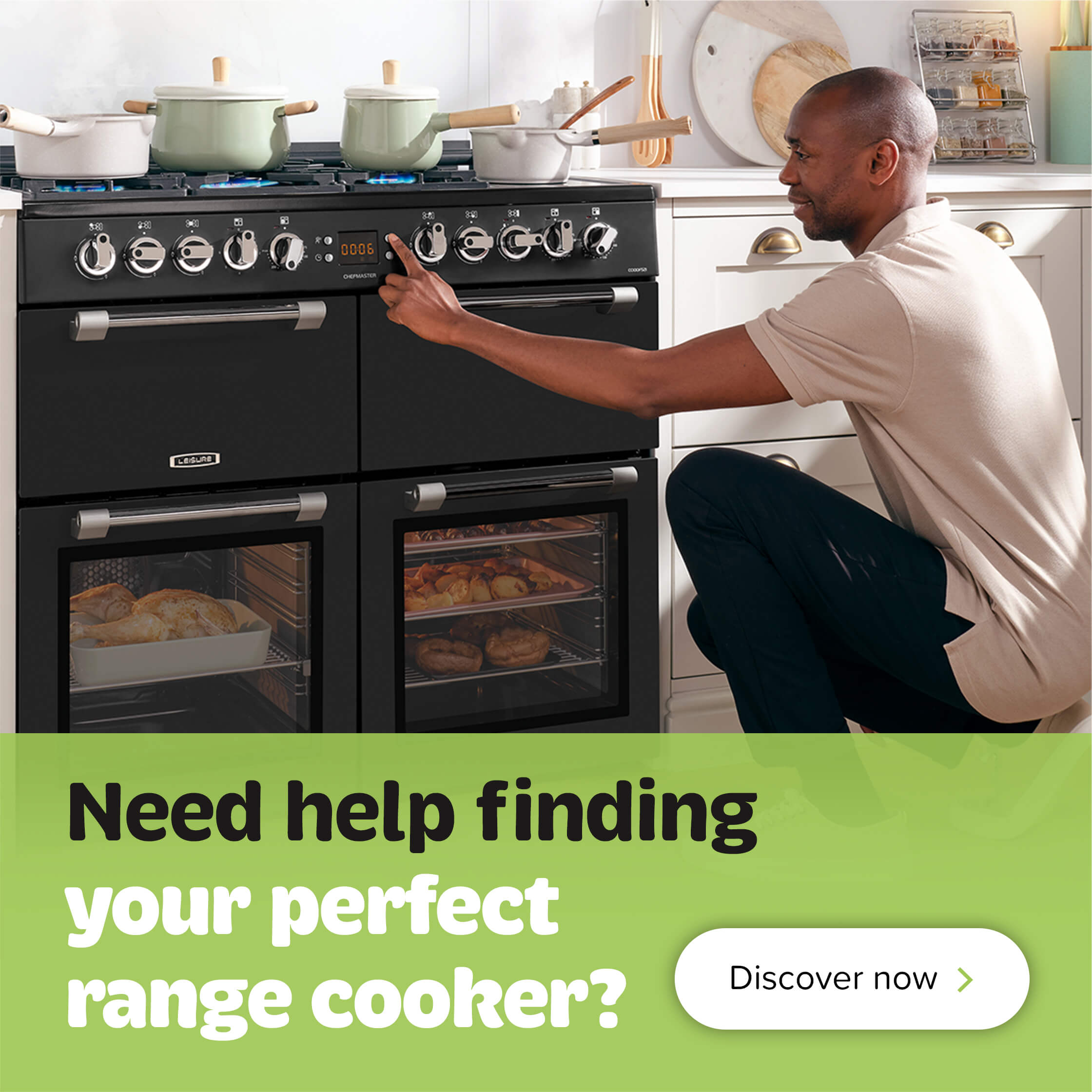 range cooker selector