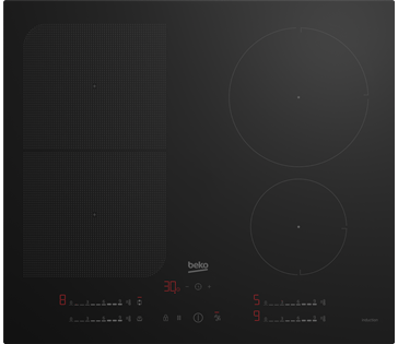 60cm Induction Hob with SafeCook Sensor HII64760UFT
