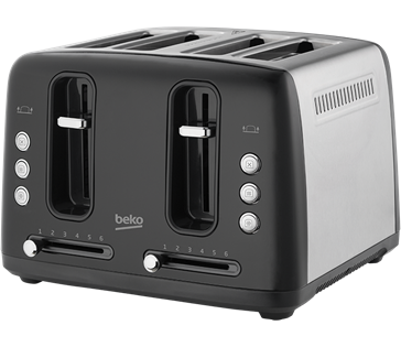 Black 4 Slice Toasters | Beko