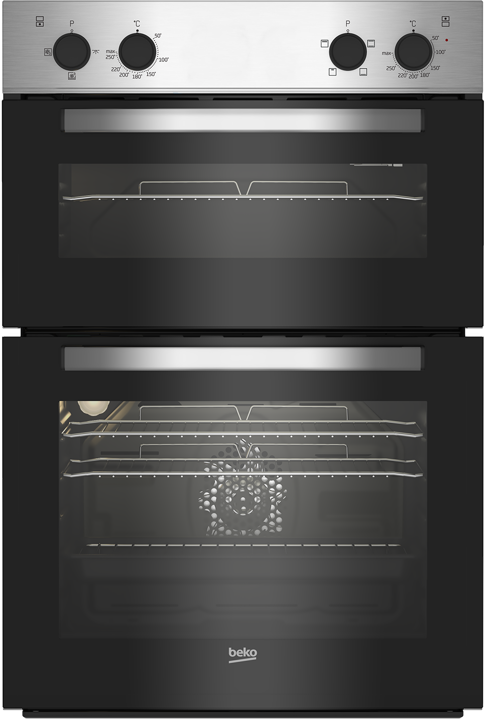 90cm BuiltIn Double Fan Oven with SteamShine Cleaning BBRDF21000