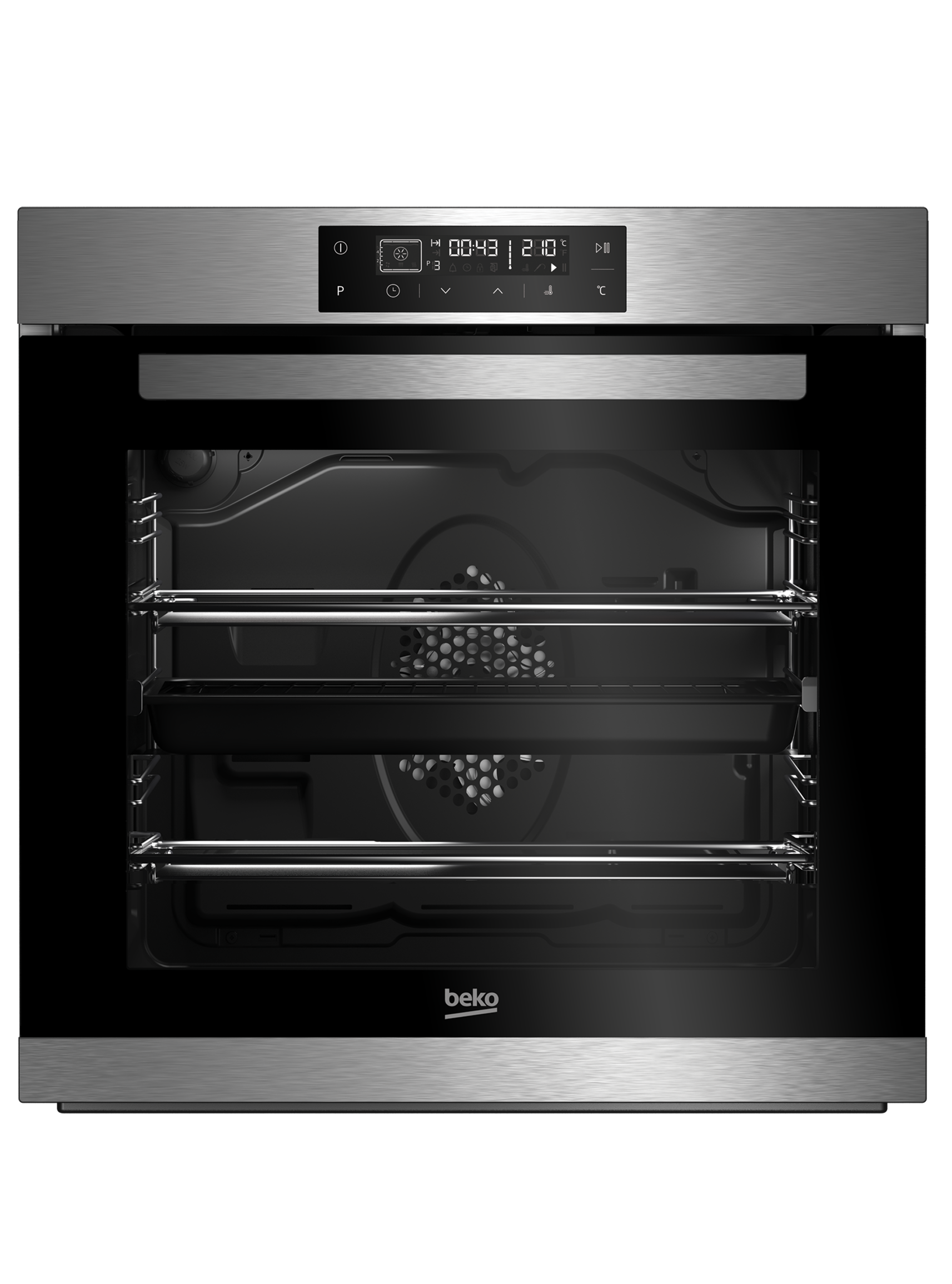 Single Multifunction Pyrolytic Selfcleaning Oven with LED Timer BIM32400 Beko Ireland