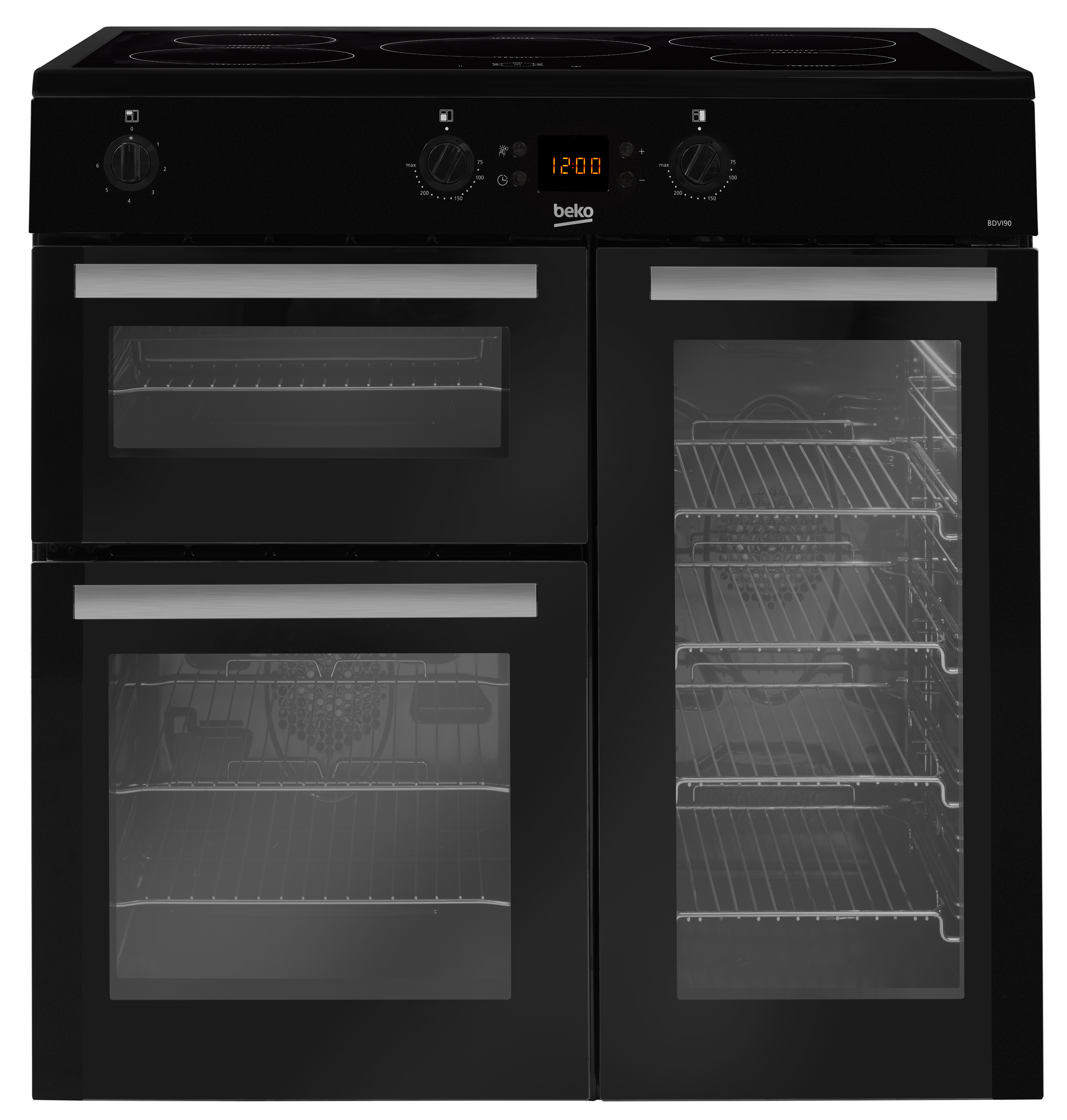 90cm Double Oven Range cooker BDVI90 Beko UK