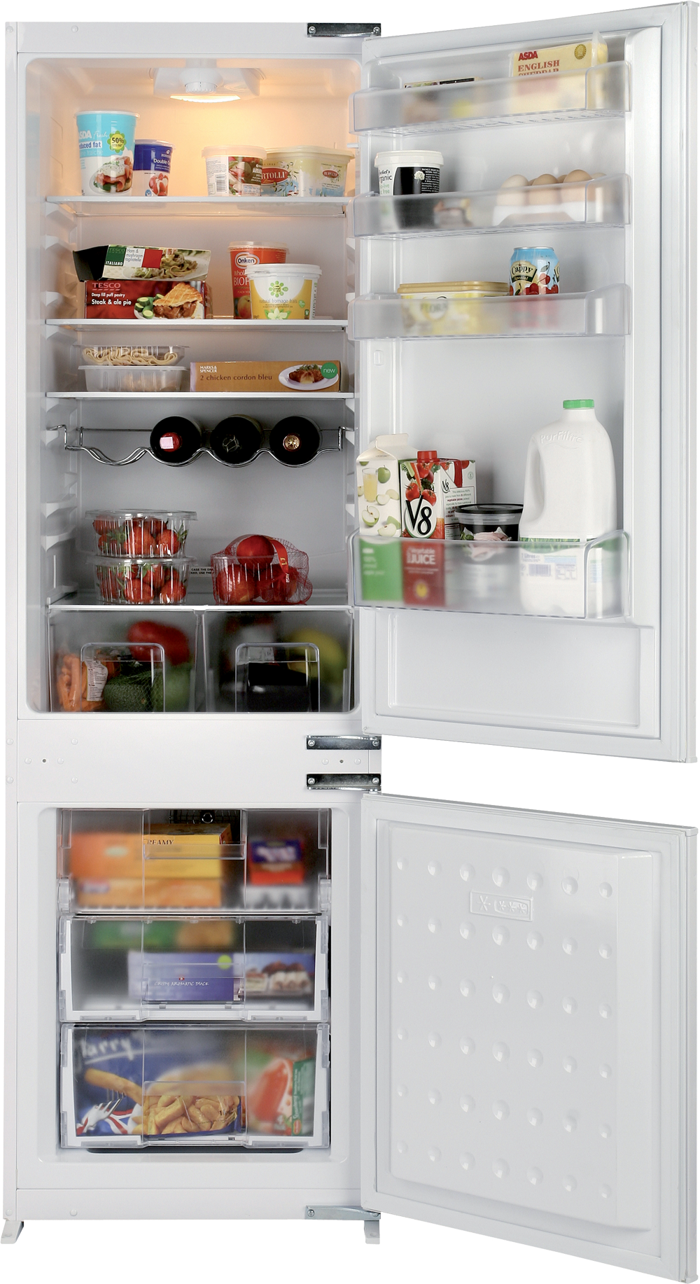 tesco small fridge freezer