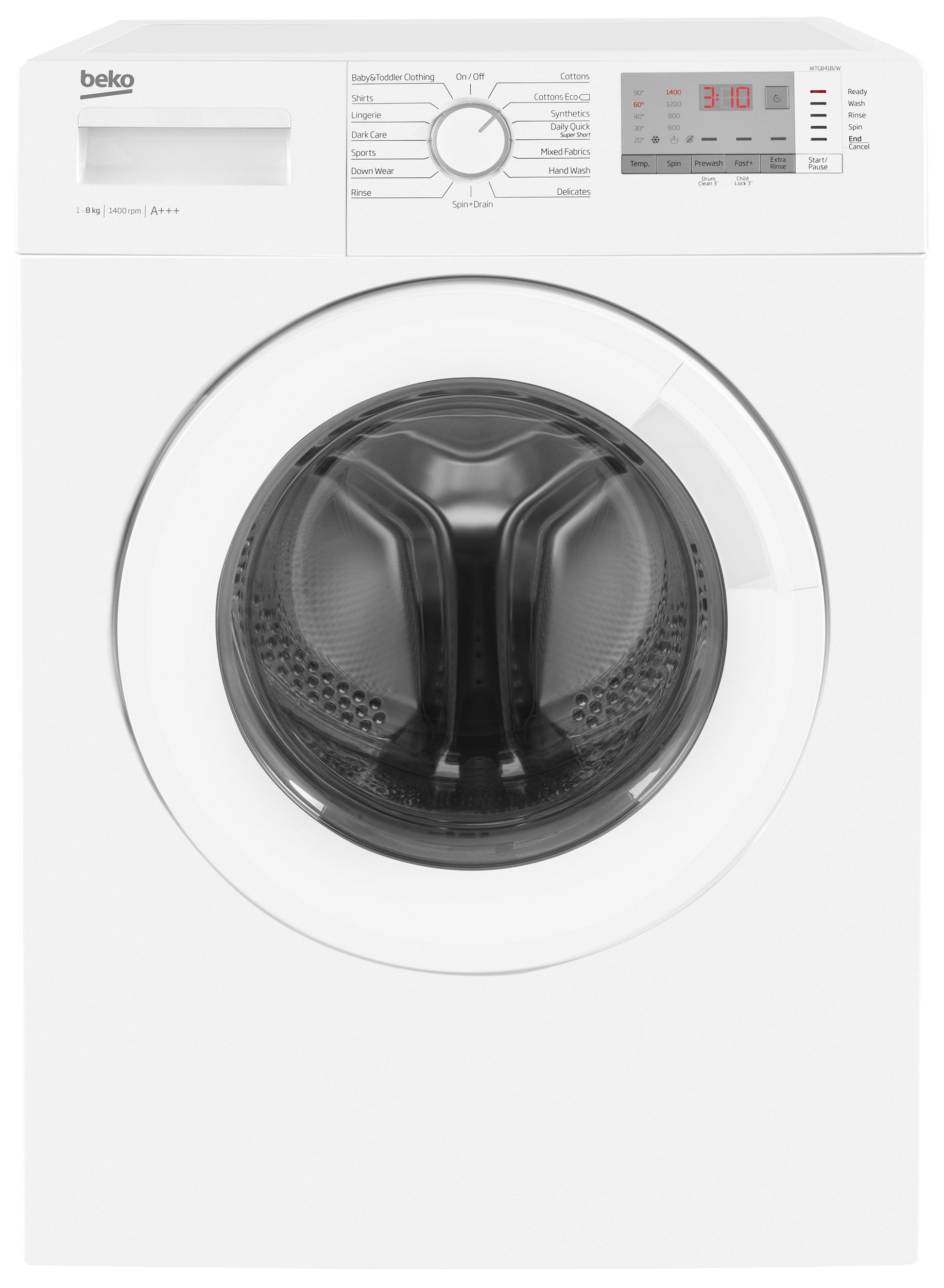 beko wtg841m2w washing machine