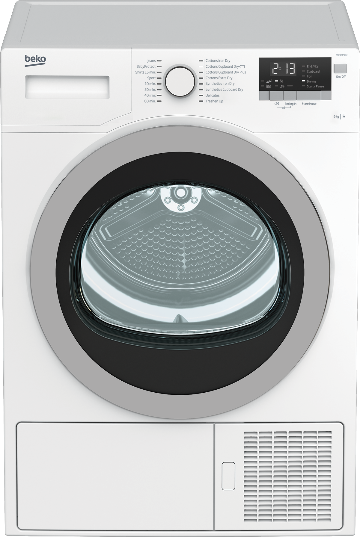 9kg Condenser Tumble Dryer with B Energy Rating DCX93150 | Beko UK