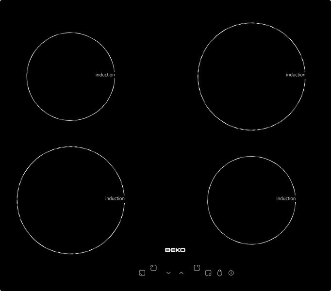 Induction Hob HII64401T Beko UK