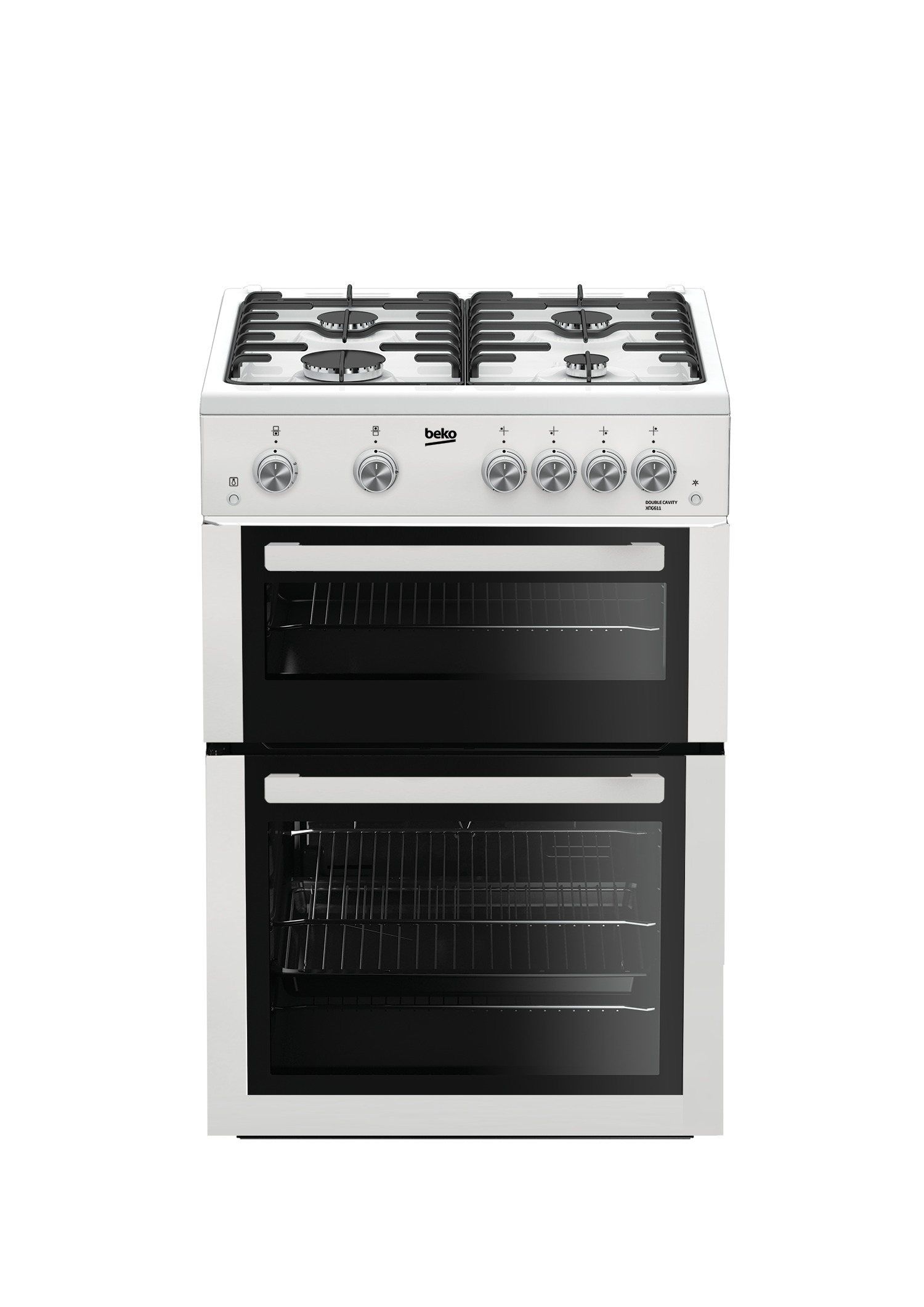 60cm Double Oven Gas Cooker XDG611 Beko UK