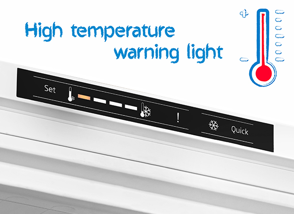 High Temperature Warning Light