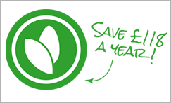 Save £118 a year!