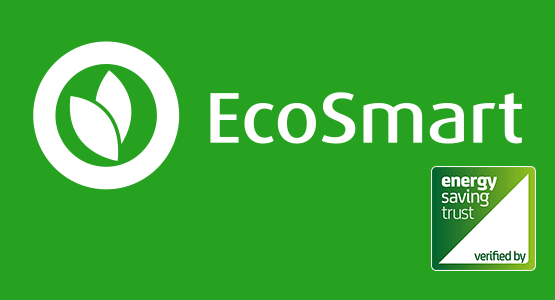 Recognised by Energy Saving Trust as an EcoSmart appliance