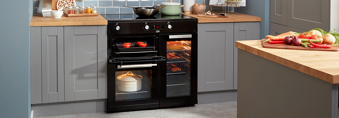 Beko 90cm range deals cooker