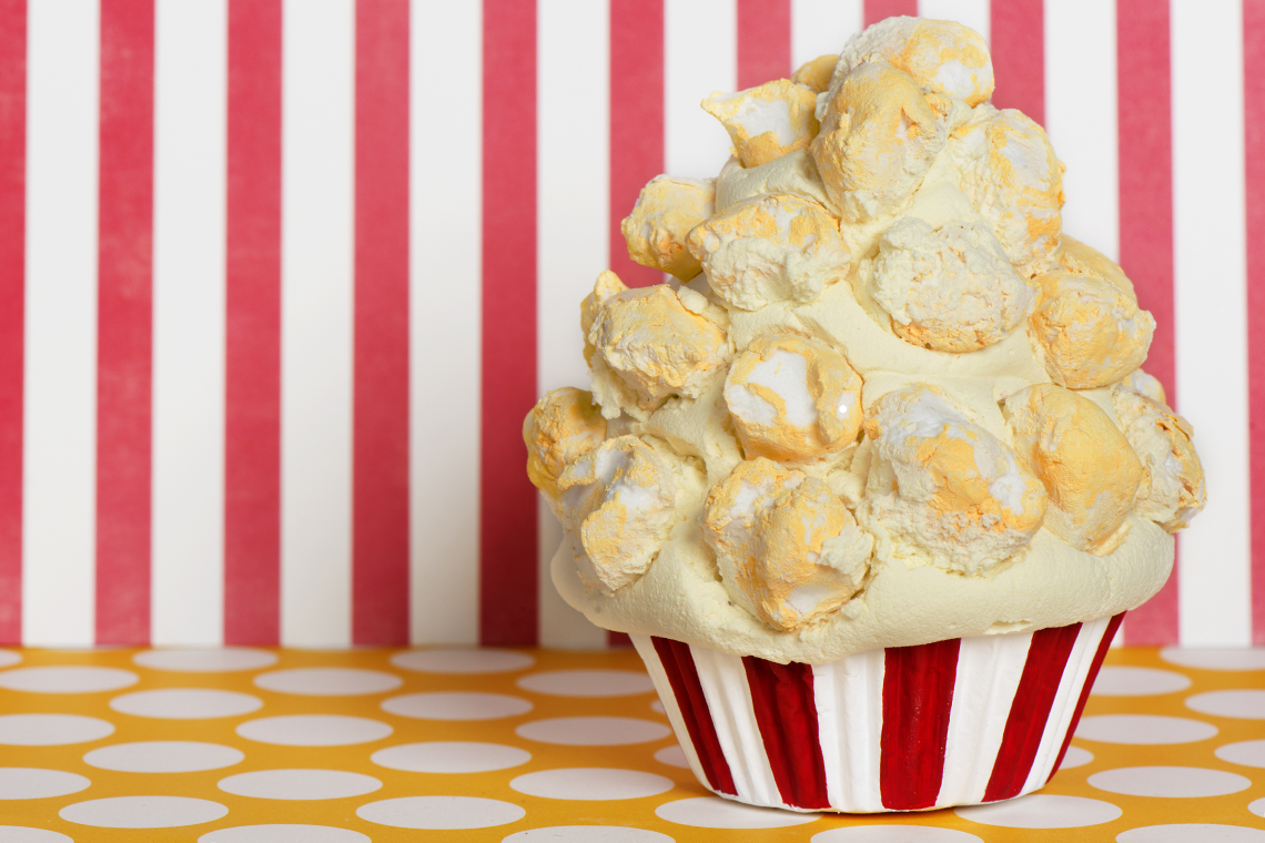 Toffee Popcorn Cupcakes