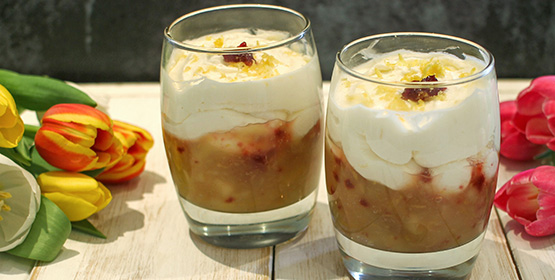 Apple Lemon And Mascarpone Syllabub