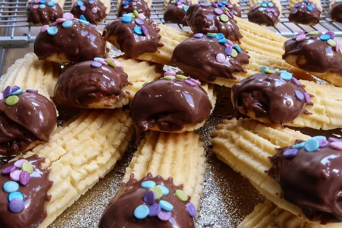 Viennese Fingers Biscuits