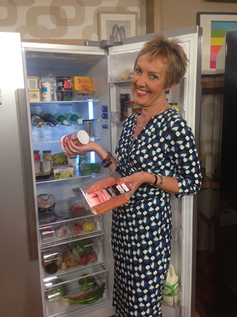 Household expert Aggie demonstrates Beko American fridge freezer