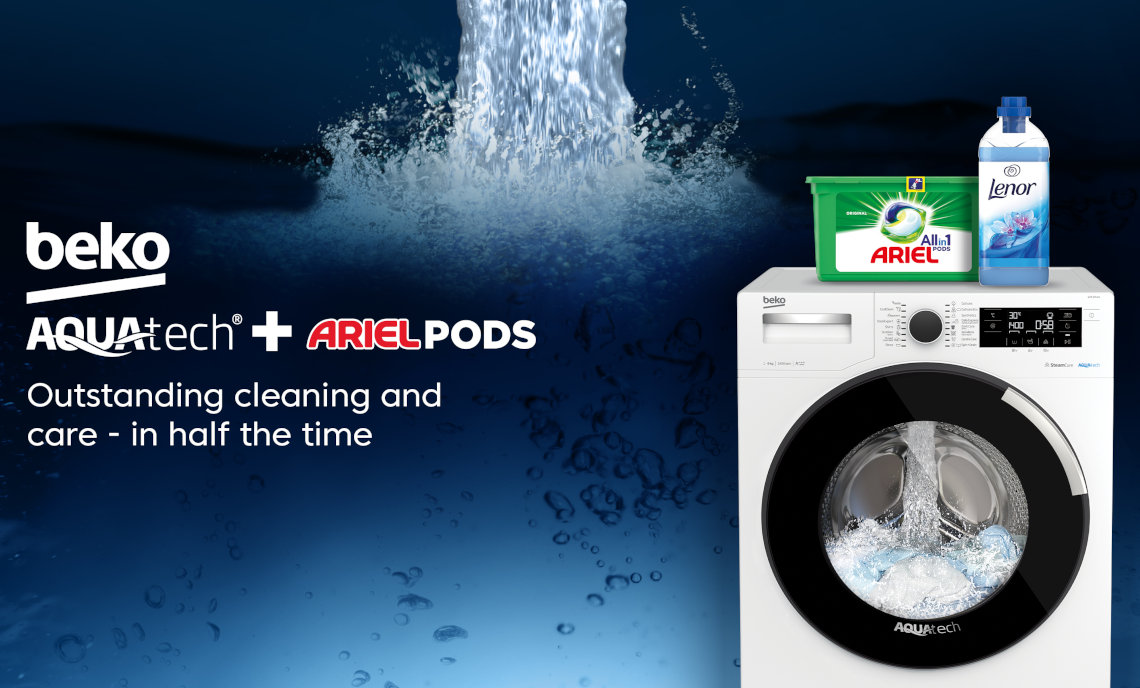 BEKO DEBUTS DIGITAL-FIRST CAMPAIGN FOR NEW AQUATECH® AND P&G PARTNERSHIP