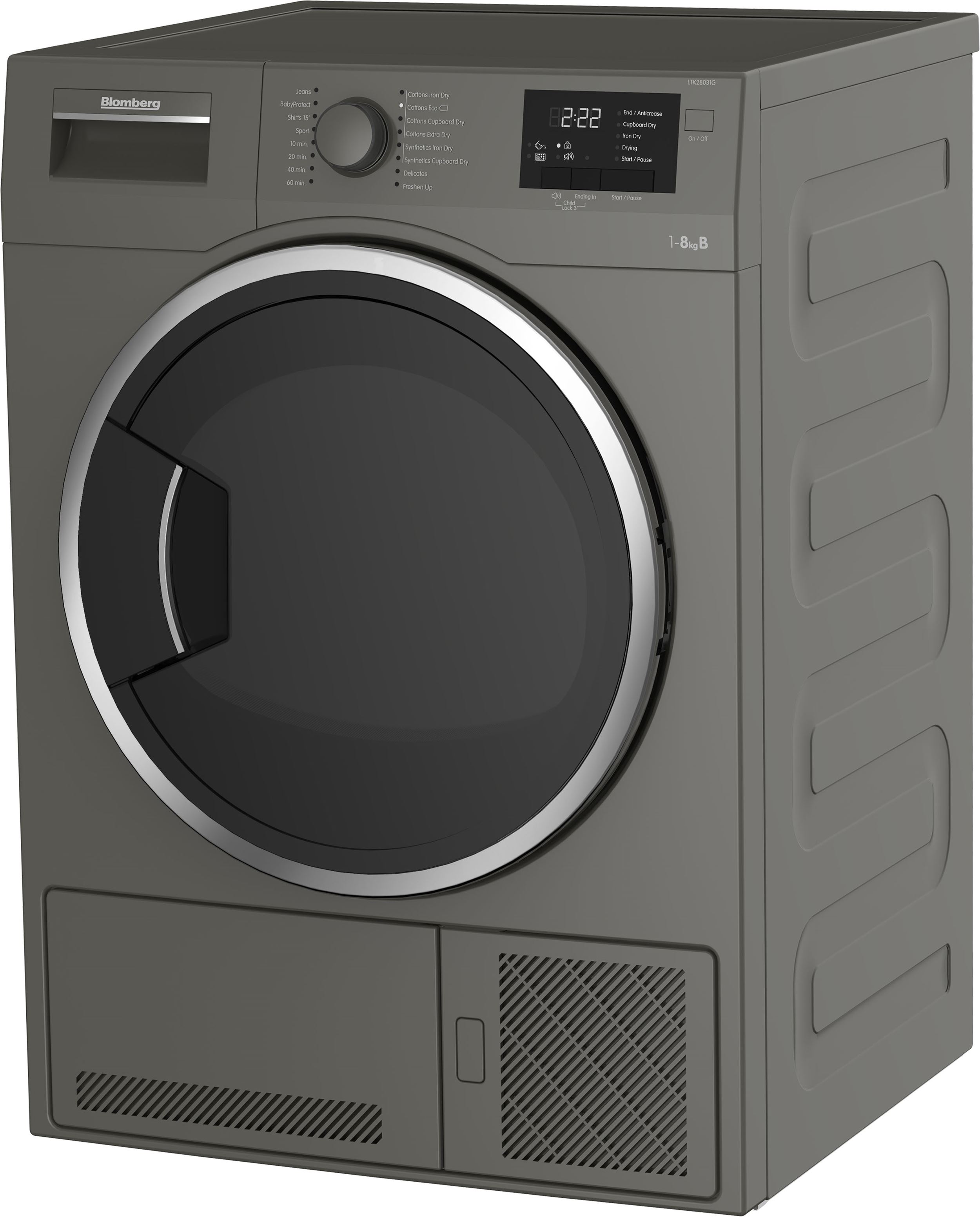 large capacity condenser dryer