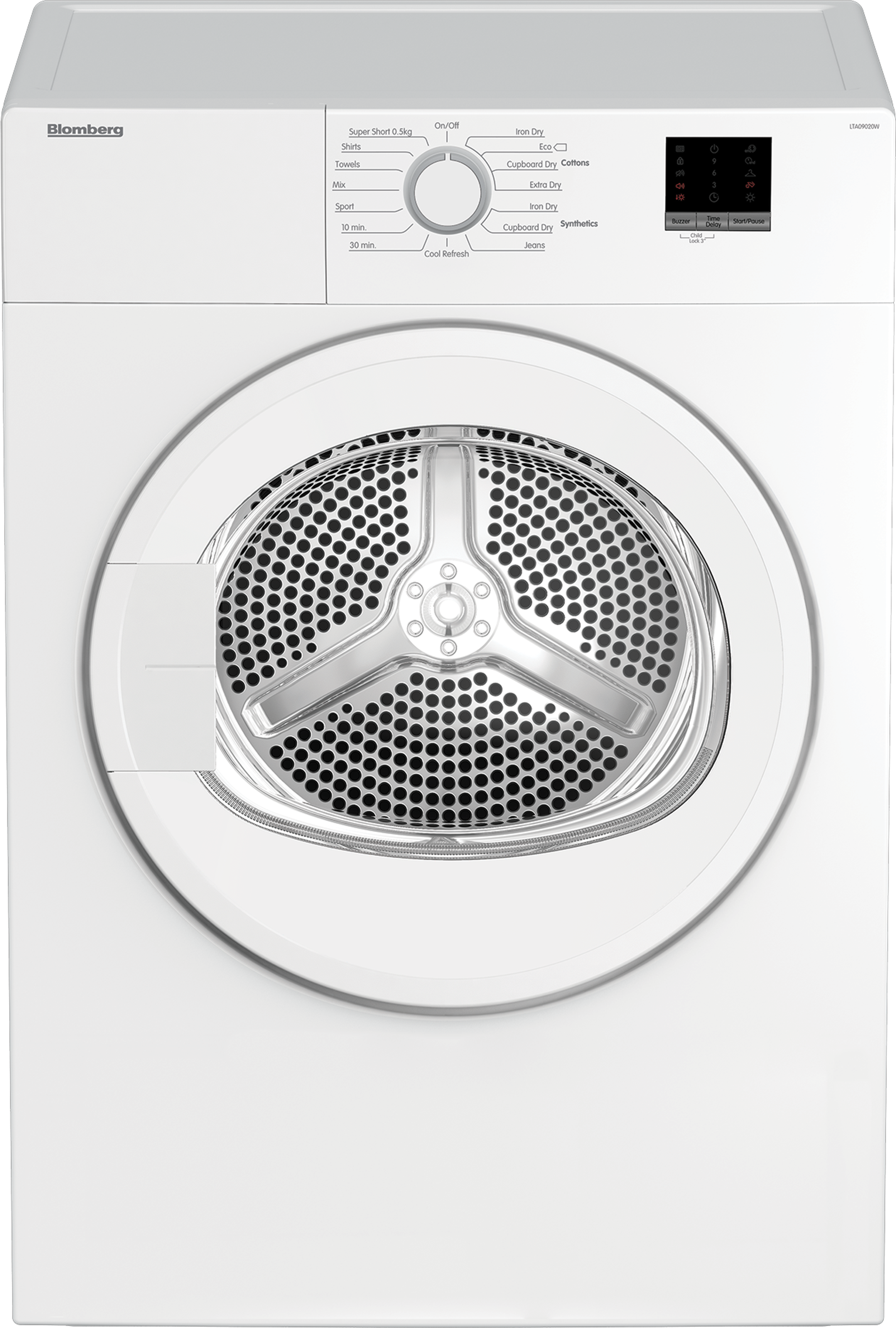 Ordsprog Alvorlig Procent 9kg Vented Tumble Dryer with Sensor Drying LTA09020