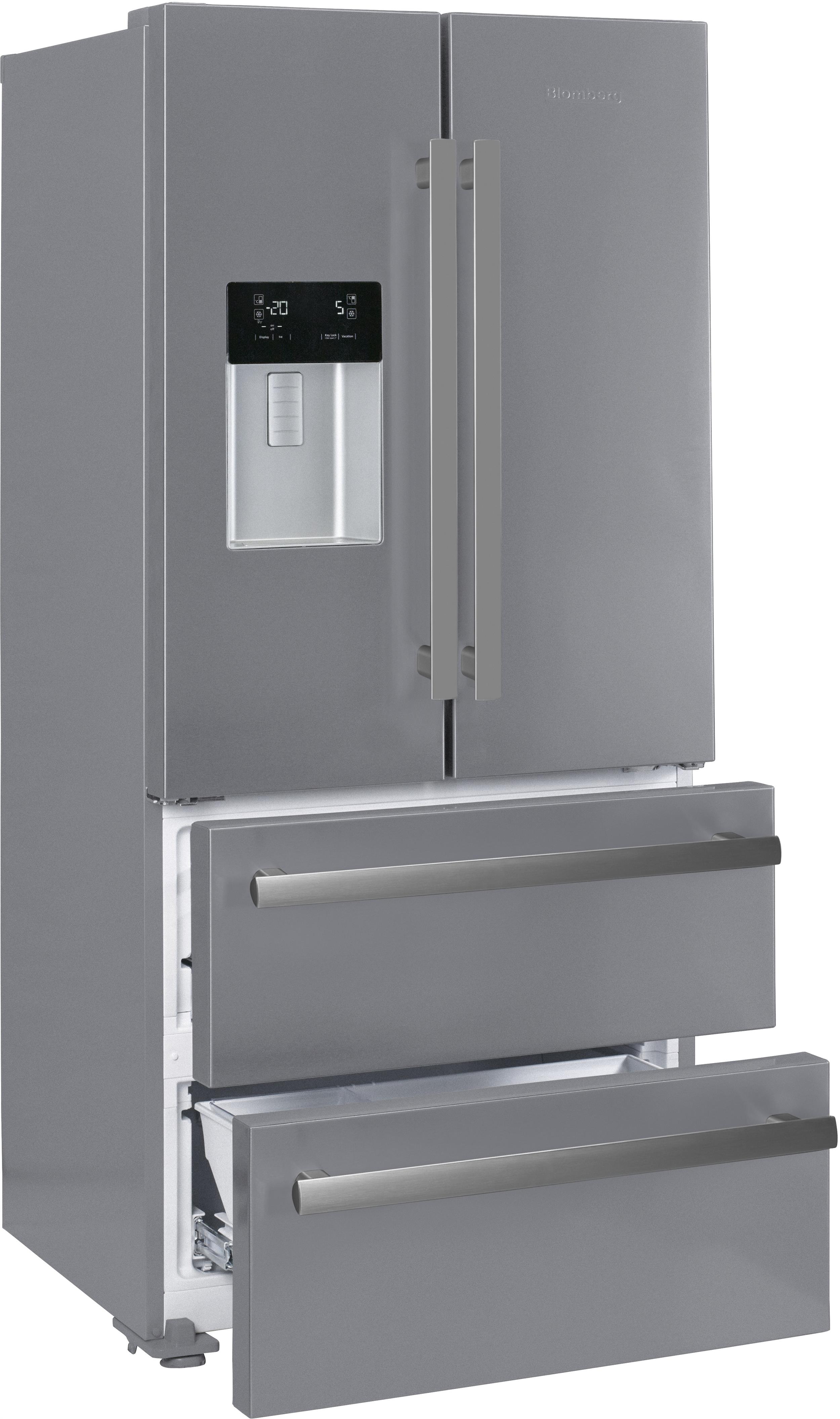 Beko GNE360520DX Freestanding American Style Fridge Freezer-Stainless ...