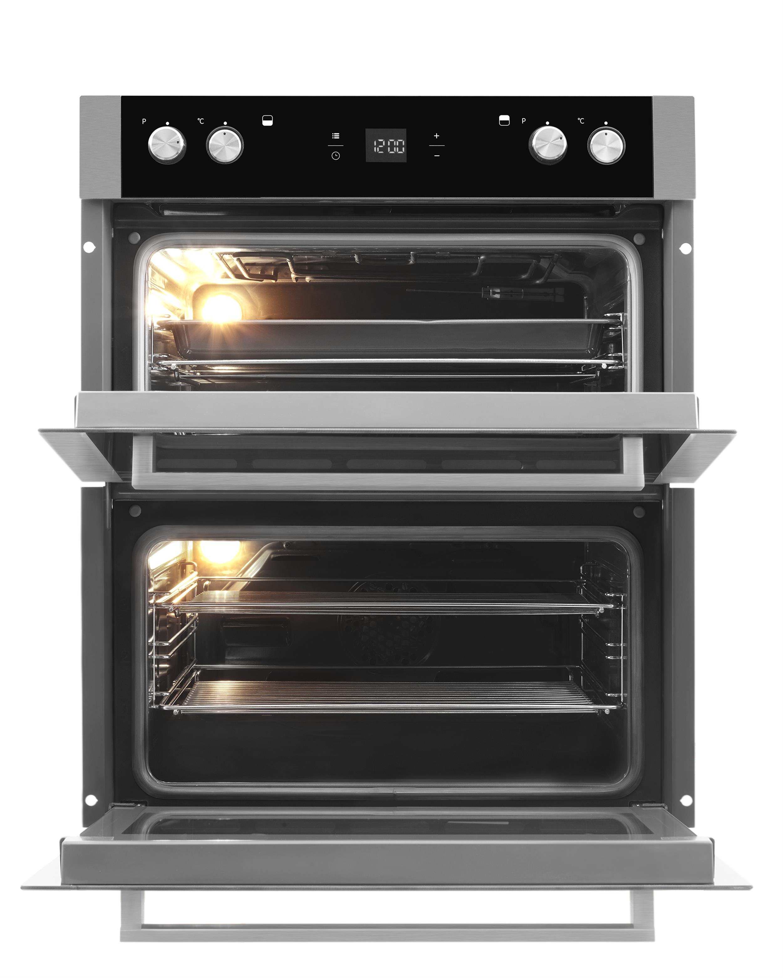 Built in double oven 72cm deals high