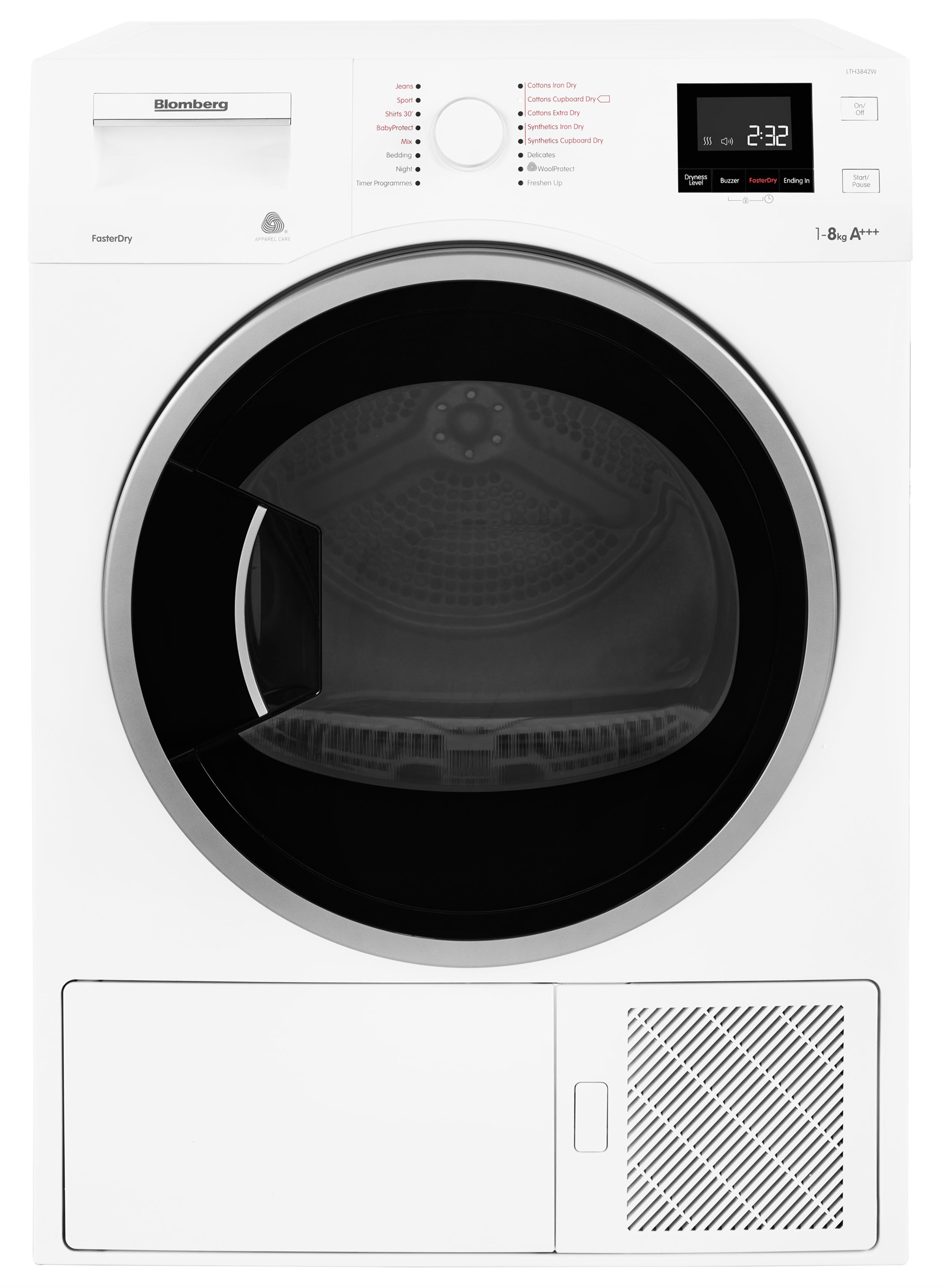 LTH3842 8kg Pump Tumble Dryer with A+++ energy rating