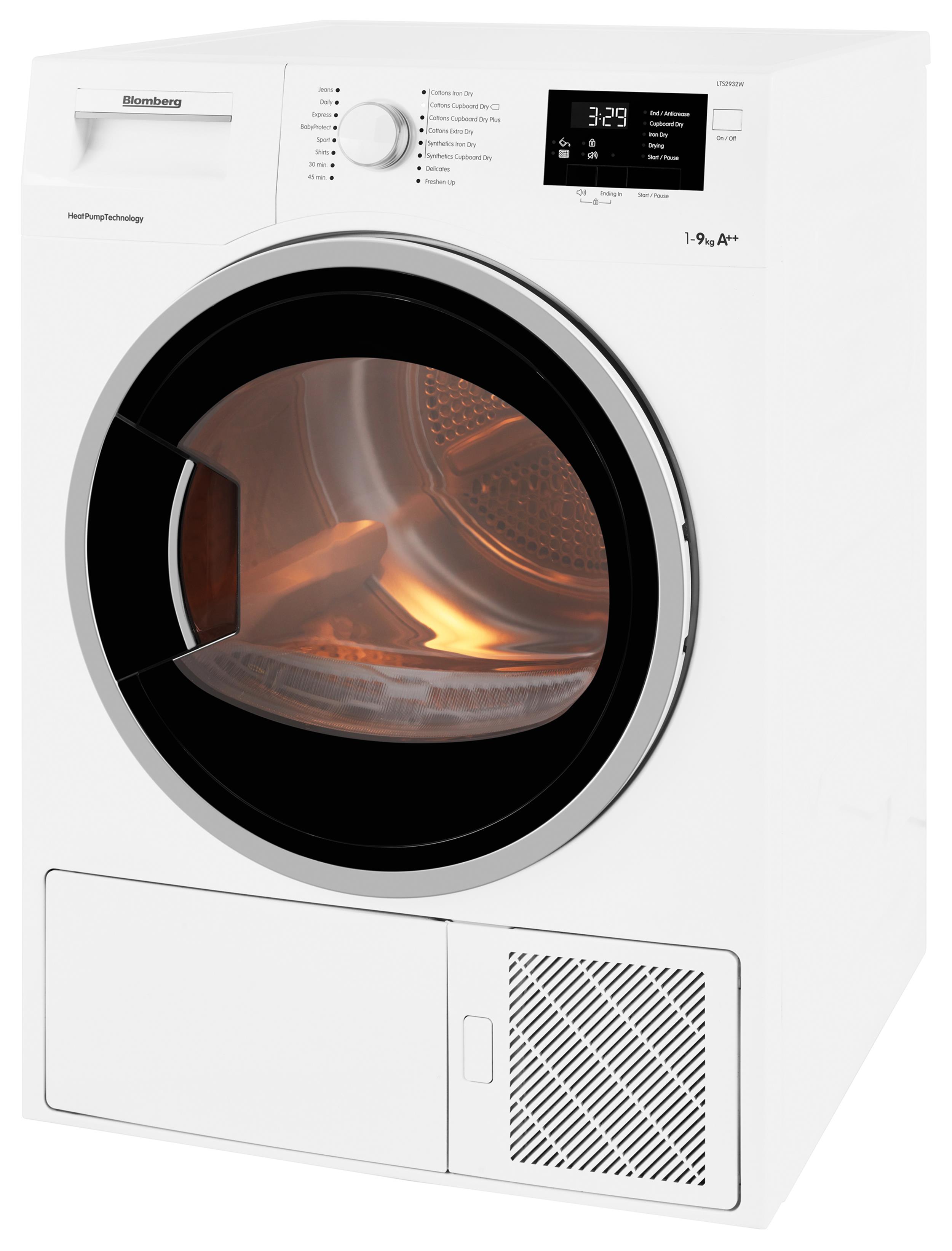 LTS2932 9kg Heat Pump Tumble Dryer With A Energy Rating