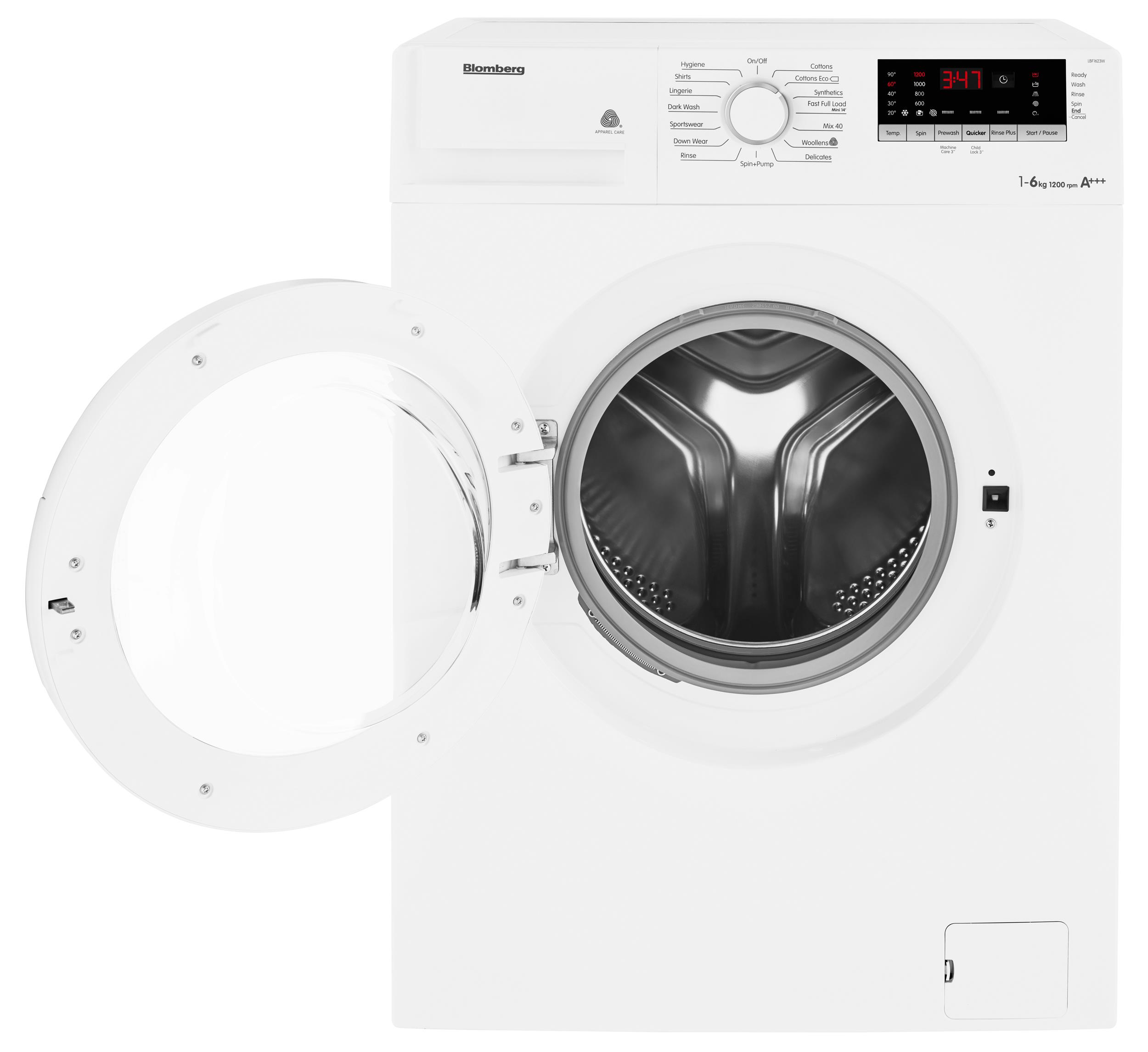 Blomberg LBF1623W 6kg 1200 Spin Washing Machine 