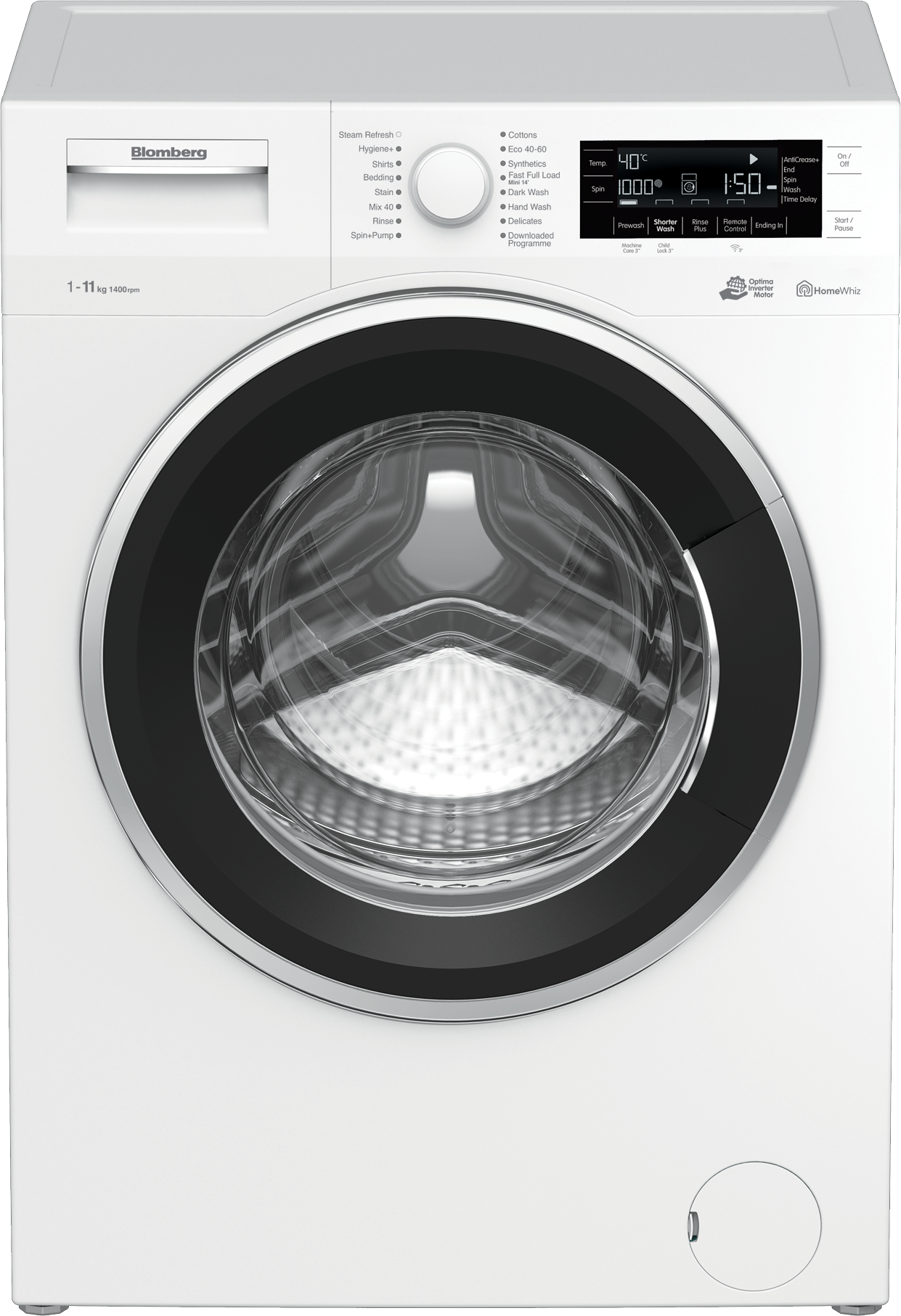 11kg 1400rpm Washing Machine Steam Refresh LWF3114420