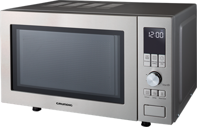 solo microwave oven with stainless steel interior