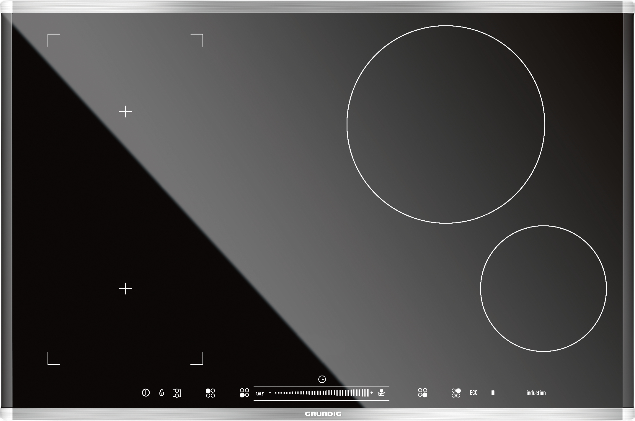 Induction Hob With Flexi Zones & Touchslide GIEI824470 Grundig UK